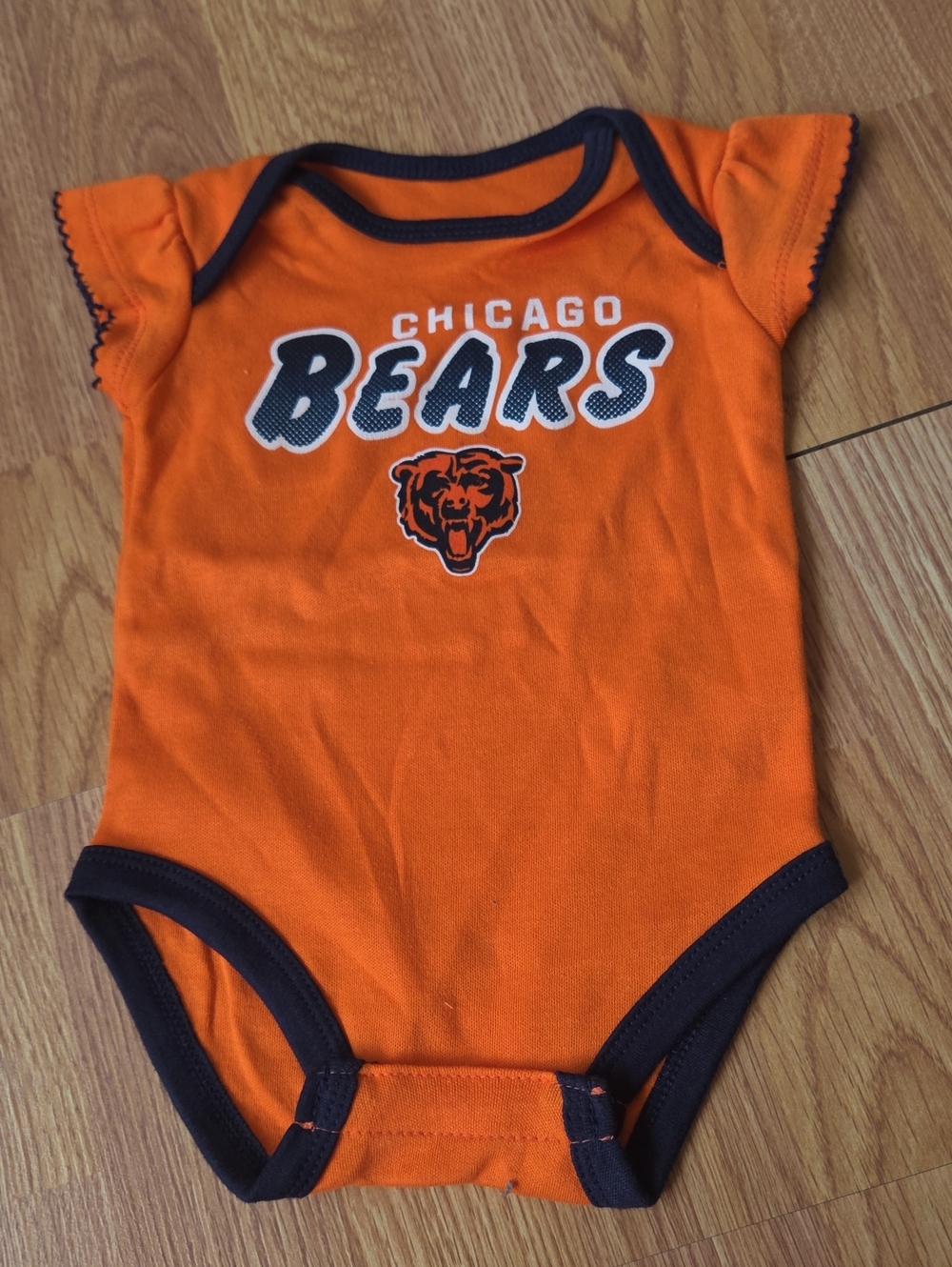 NFL Chicago Bears Baby Girl 3-6M Bodysuit Football Logo